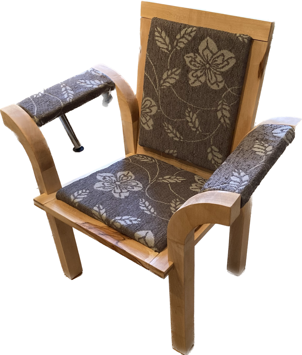 Prototyp mit Polsterung Front